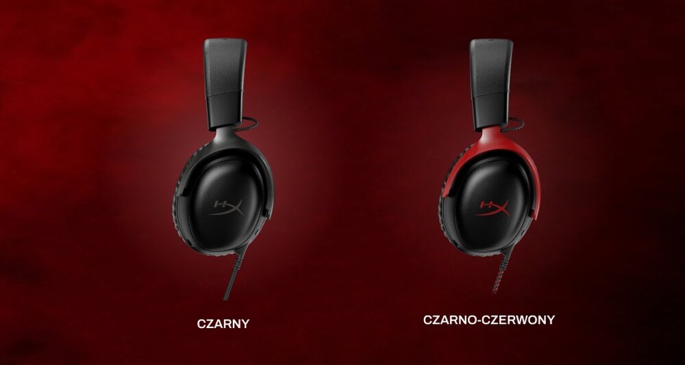 HyperX Cloud III design komfort lekkość dźwięk jakość wrażenia słuchowe ergonomia lekkość sport aktywność podróże czas pracy działanie akumulator