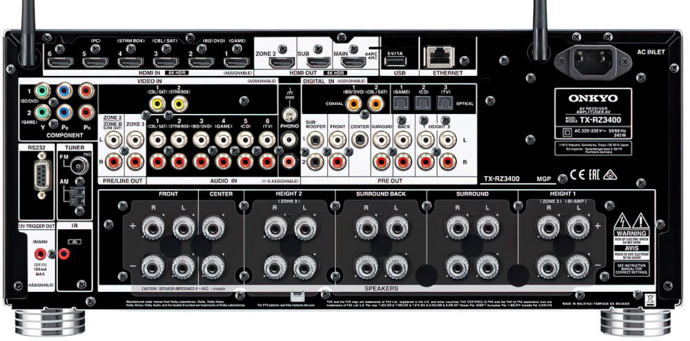 Amplituner ONKYO TX-RZ3400 - imax
