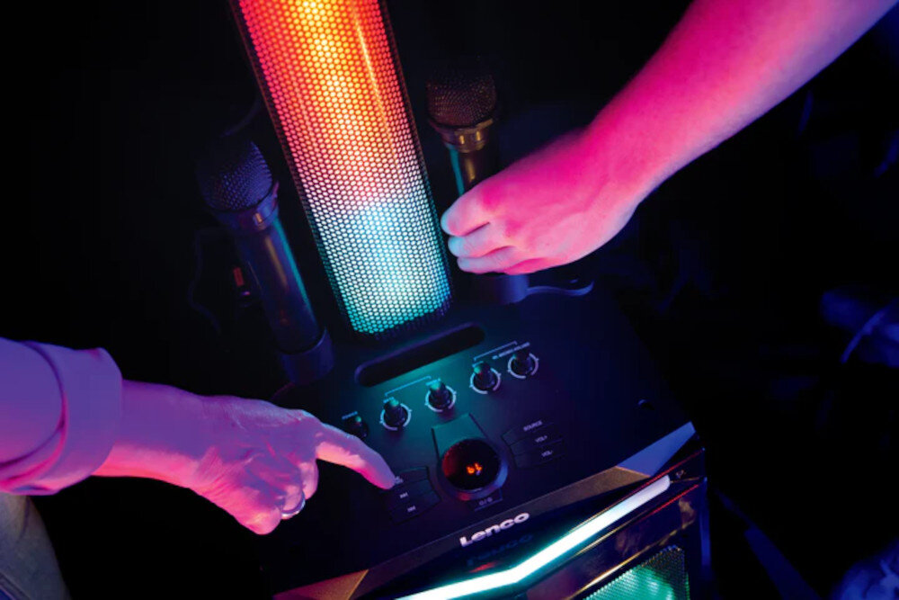 Power audio LENCO PA-220BK sterowanie akcesoria