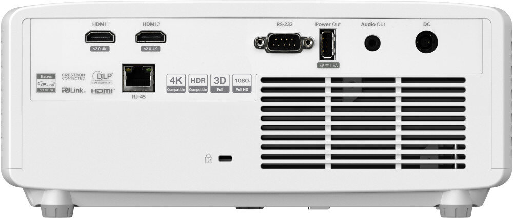 Projektor OPTOMA ZH420 porty interfejsy podłączenie złącza