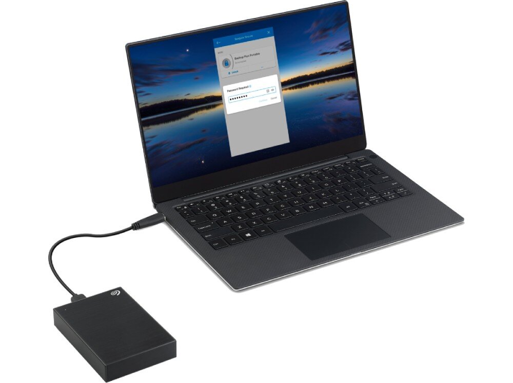 Dysk SEAGATE One Touch 2TB HDD Czarny zabezpieczenia szyfrowanie odzyskiwanie danych