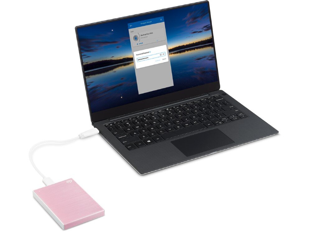 Dysk SEAGATE One Touch 2TB HDD Różowy zabezpieczenia szyfrowanie odzyskiwanie danych
