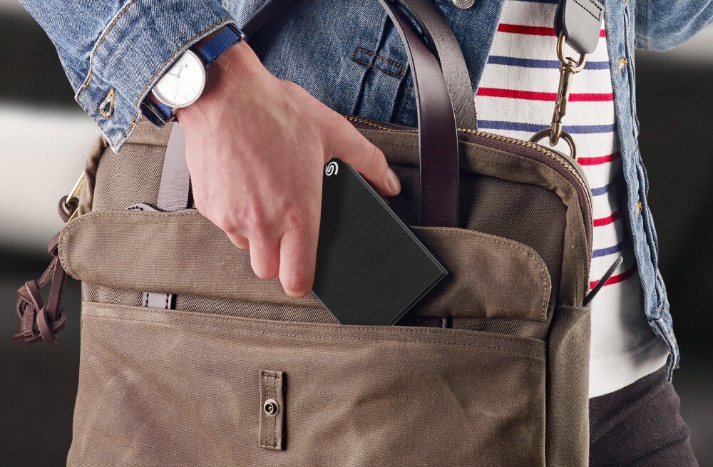 Dysk SEAGATE One Touch 1TB HDD Czarny kompatybilność obudowa waga