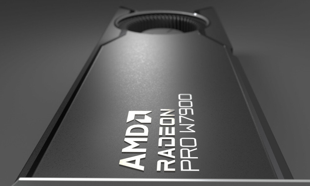 Karta graficzna AMD Radeon Pro W7900 pamięć przepustowość standardy biblioteki