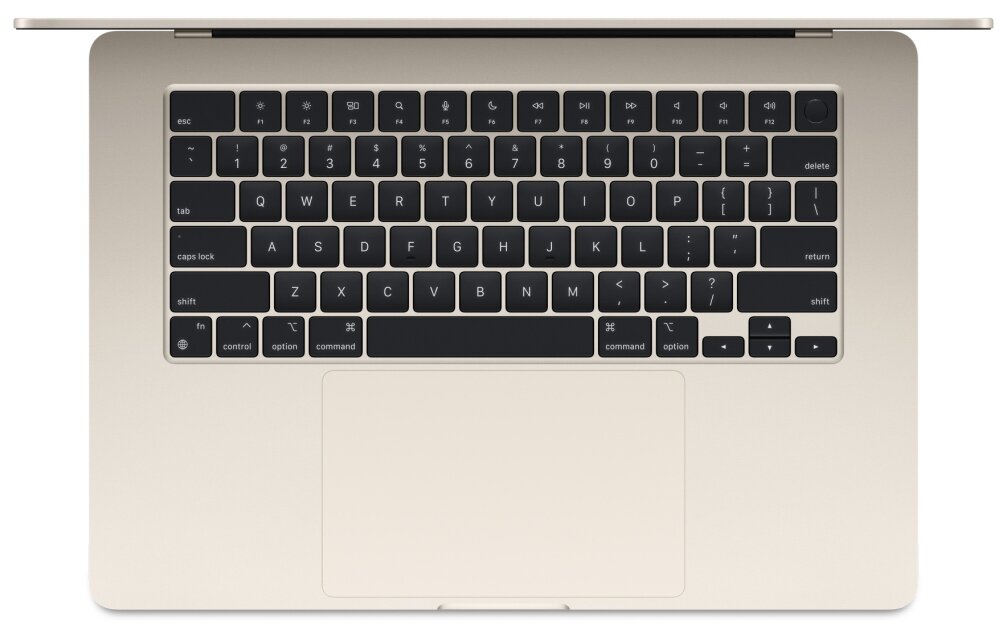 Laptop APPLE MacBook Air 2023 15 cali wytrzymałość dbałość smukły szybkość czip m2 mac iphone icloud migracje wbudowane apki mistrzowski wyraz kamera audio teksty biometryczne dane energooszczędność wyposażenie