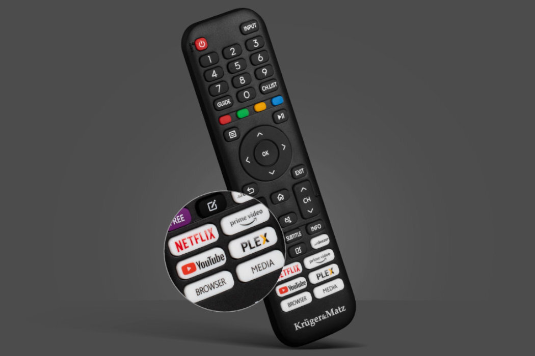 Telewizor KRUGER&MATZ KM0265UHD-V 65 cali LED Vidaa TV zabawa rozrywka rodzina filmy seriale pasja