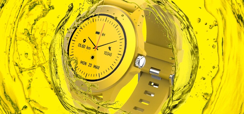 Smartwatch FOREVER Colorum CW-300 ekran bateria czujniki zdrowie sport pasek ładowanie pojemność rozdzielczość łączność sterowanie krew puls rozmowy smartfon aplikacja