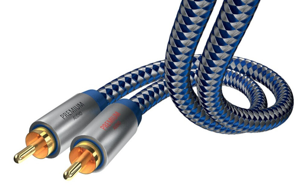 Kabel 2xRCA - 2xRCA IN-AKUSTIK 1.5 m - Uniwersalne zastosowanie