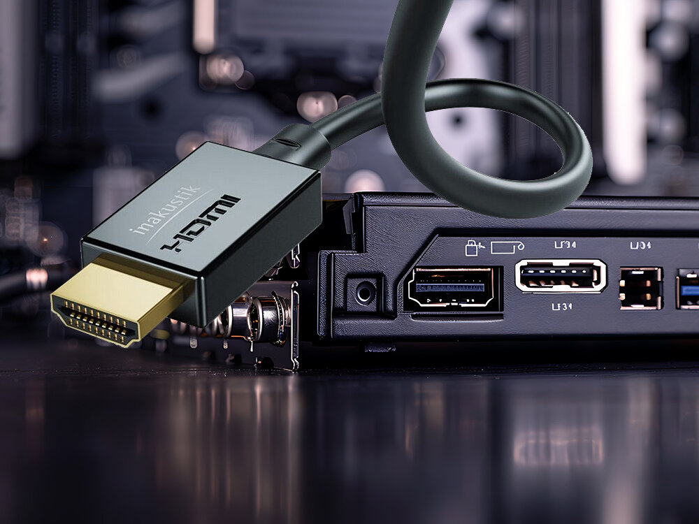 Kabel HDMI - HDMI IN-AKUSTIK 2 m - Kabel dla graczy i kinomanów