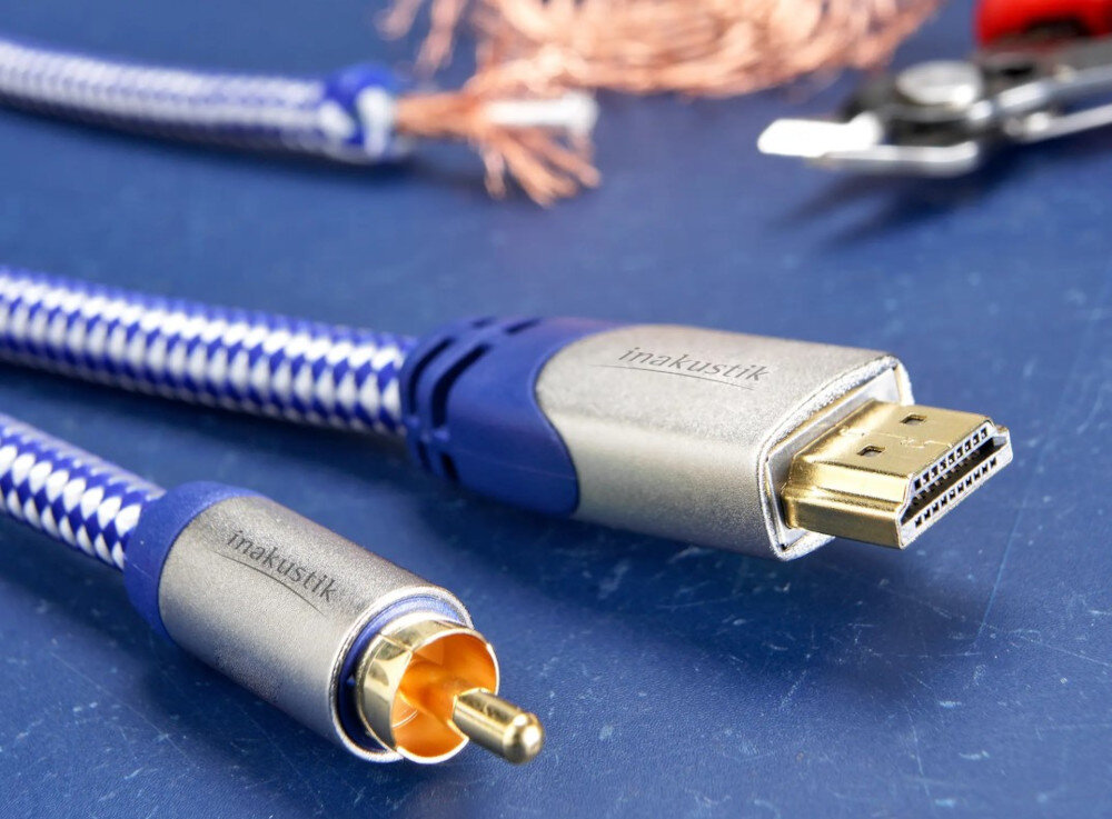 Kabel HDMI - HDMI IN-AKUSTIK 0.75 m - Niezawodność dźwięku i obrazu
