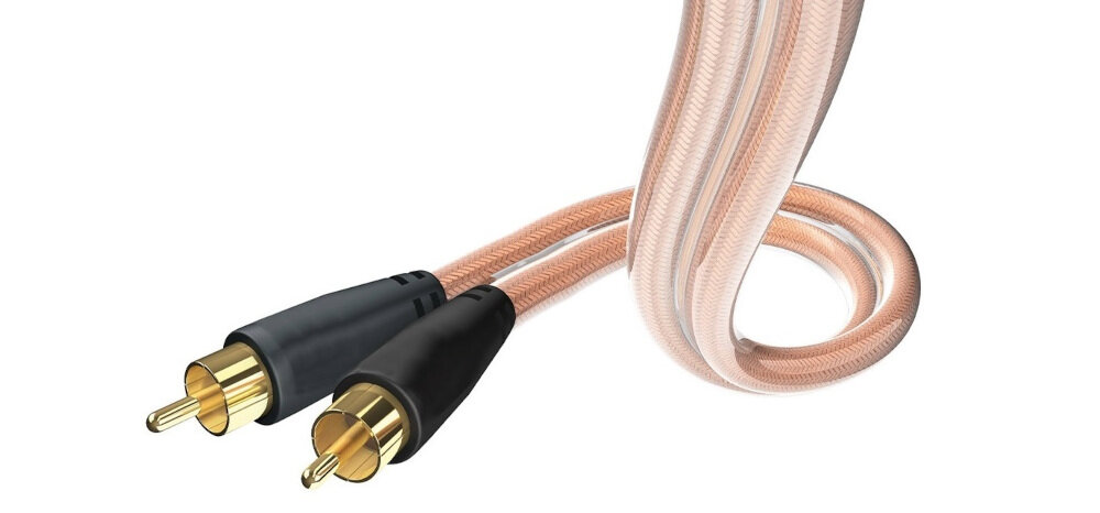 Kabel 2xRCA - 2xRCA IN-AKUSTIK 0.75 m - Uniwersalne zastosowanie