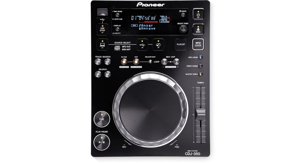 Zestaw PIONEER DJM-350 + CDJ-350 + Słuchawki HDJ-500-K - Bezkompromisowa jakość wykonania, mikser z góry