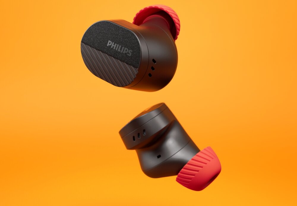 Słuchawki dokanałowe PHILIPS TAT3508 design komfort lekkość dźwięk jakość wrażenia słuchowe ergonomia lekkość sport aktywność podróże czas pracy działanie akumulator