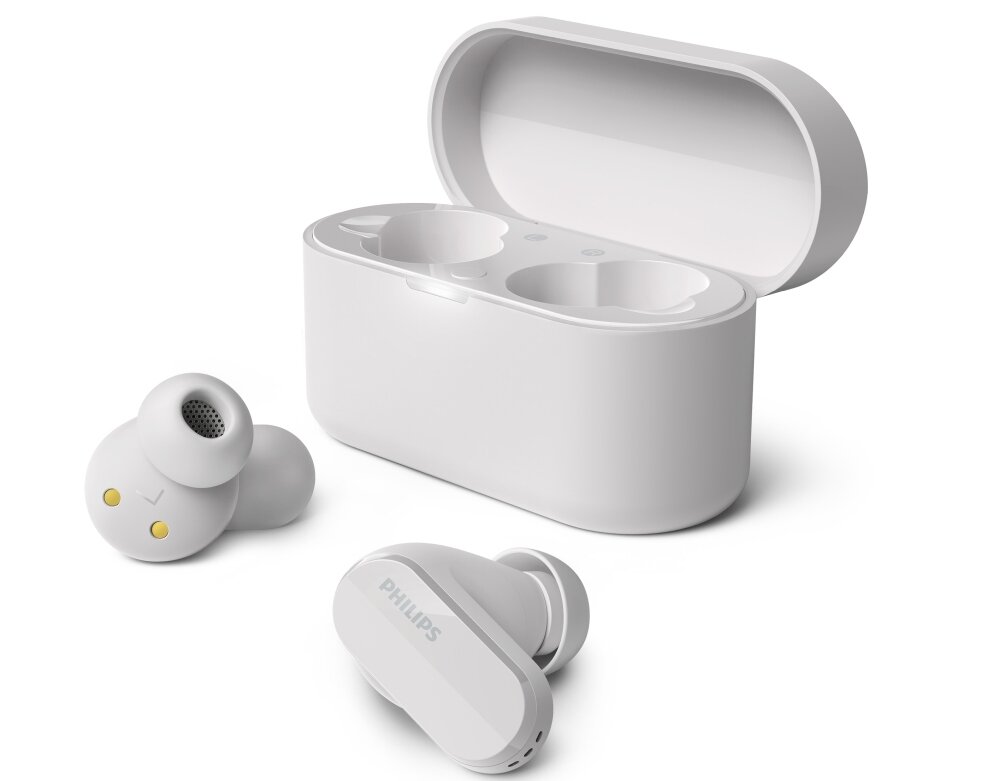 Słuchawki dokanałowe PHILIPS TAT3508 design komfort lekkość dźwięk jakość wrażenia słuchowe ergonomia lekkość sport aktywność podróże czas pracy działanie akumulator