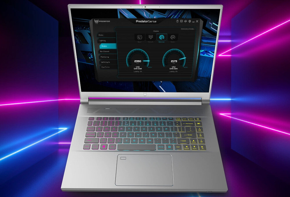 Laptop ACER Predator Triton 300 SE PT316-51S-7113 aplikacja podświetlenie RGB klawiatura tryby