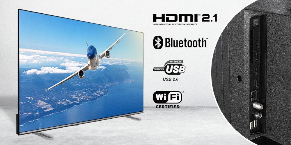 Telewizor JVC LT-VA7300  - złącza