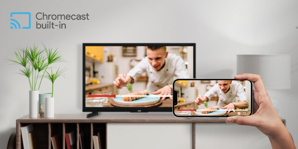 Telewizor JVC LT-VAH3300 - chromecast