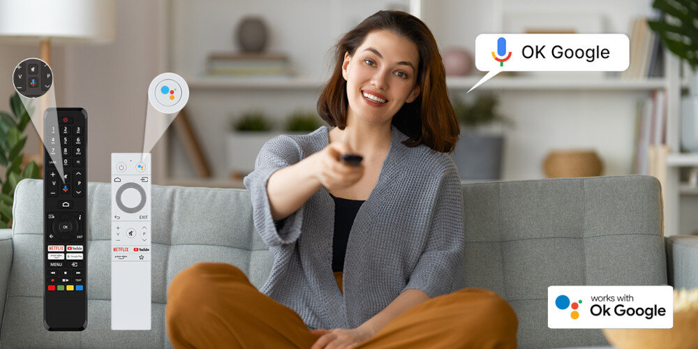 Telewizor JVC LT-VAQ830P - asystent google