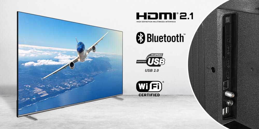 Telewizor JVC LT-VA7300  - złącza