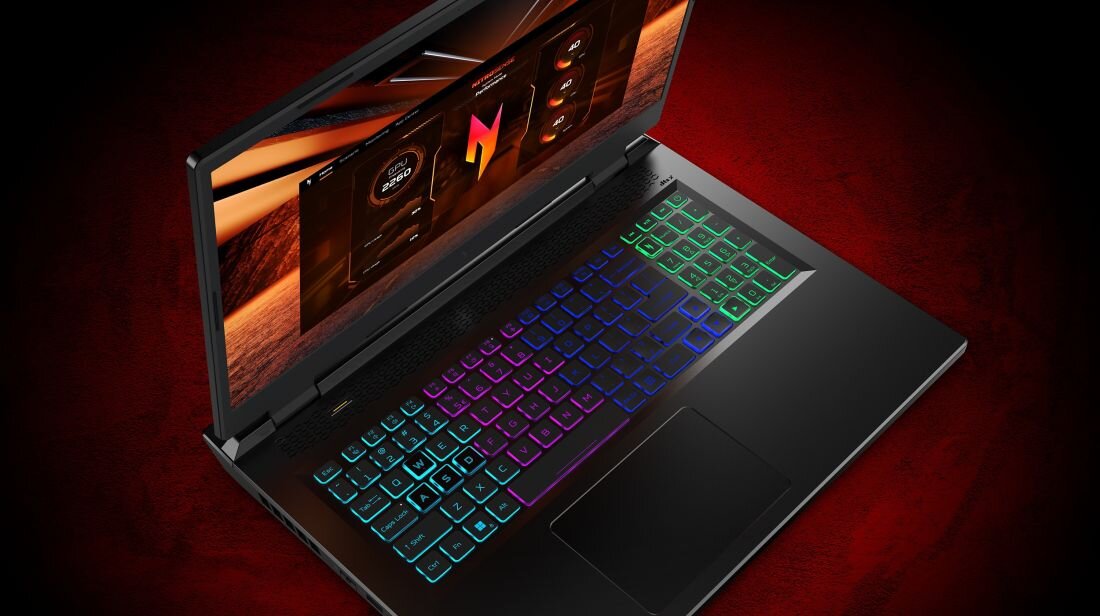 Laptop ACER Nitro 17 AN17-71 - Podświetlenie RGB