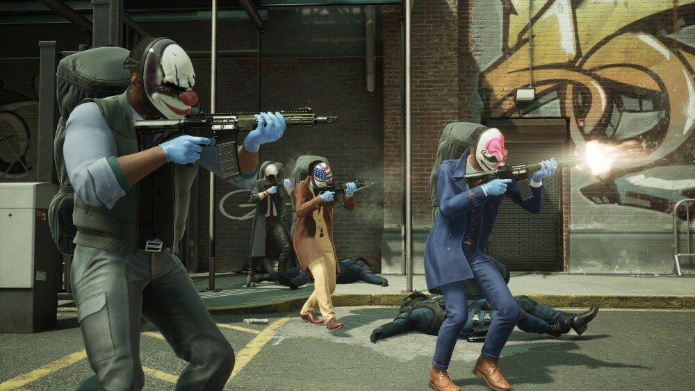 PayDay 3 kontynuacja dynamika kooperacja odpoczynek rządy terror ekipa chciwość rabwoanie kooperacja
