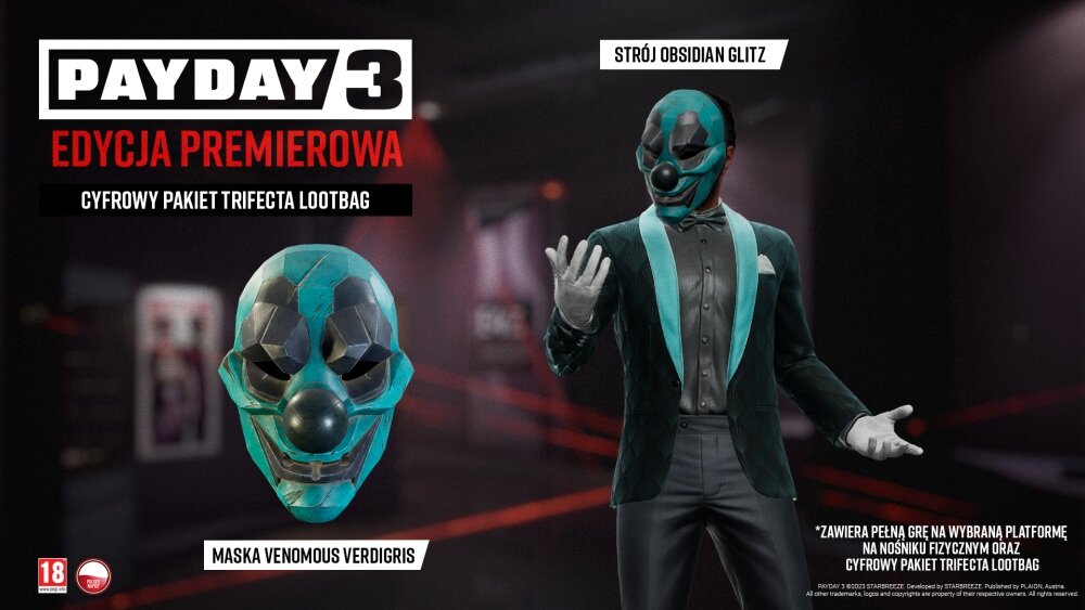PayDay 3 kontynuacja dynamika kooperacja odpoczynek rządy terror ekipa chciwość rabwoanie kooperacja