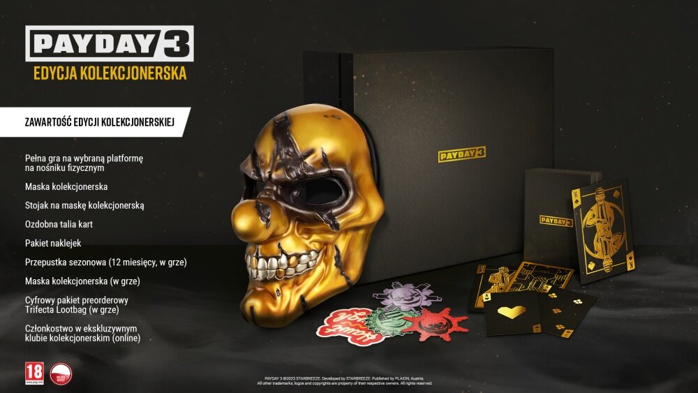 PayDay 3 kontynuacja dynamika kooperacja odpoczynek rządy terror ekipa chciwość rabwoanie kooperacja