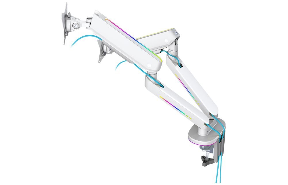 Uchwyt do monitora DELTACO GAM-135-W RGB 17-32 cali