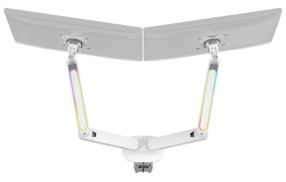 Uchwyt do monitora DELTACO GAM-135-W RGB 17-32 cali