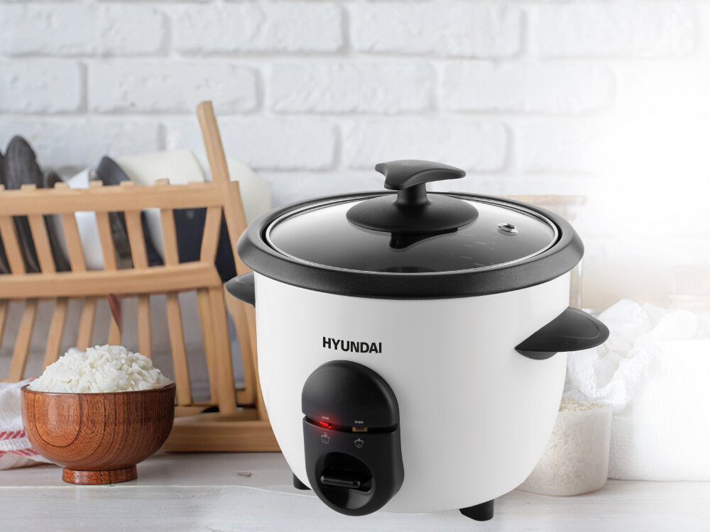 Ryżowar HYUNDAI RC060 szybkie gotowanie ryżu, kompaktowe wymiary, automatyczne gotowanie, funkcja keep warm