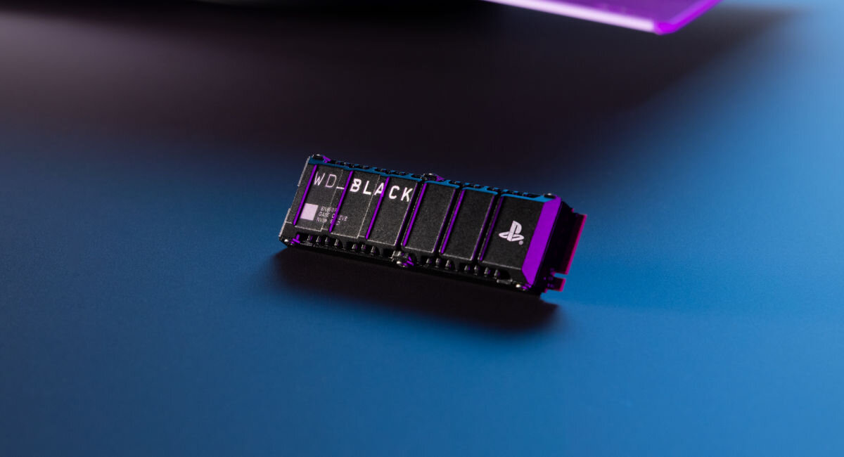 Dysk WD Black SN850P 4TB SSD (z radiatorem) idealnie pasuje do wnętrza PS5 skuteczne chłodzenie
