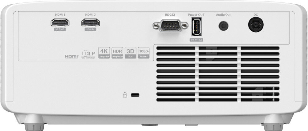 Projektor OPTOMA HZ40HDR podłączenie złącza