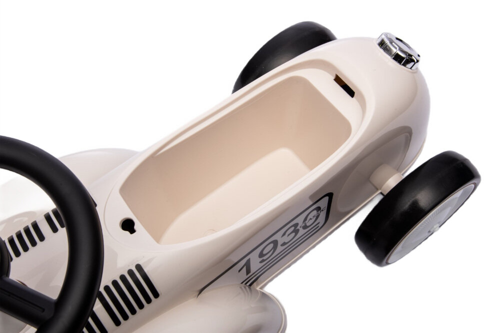 Jeździk SUN BABY Retro Beżowy Schowek pod siedziskiem przechowywanie