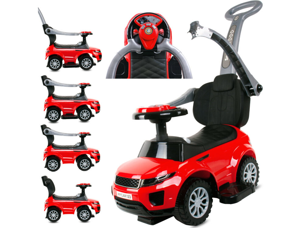 Jeździk SUN BABY Sport Car Czerwony zabawa bezpieczenstwo wygoda nauka