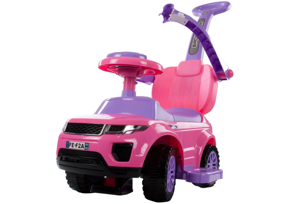 Jeździk SUN BABY Sport Car J05.016.0.5 Różowo-fioletowy wiek 24m+ rozwoj demontaz mozliwosci