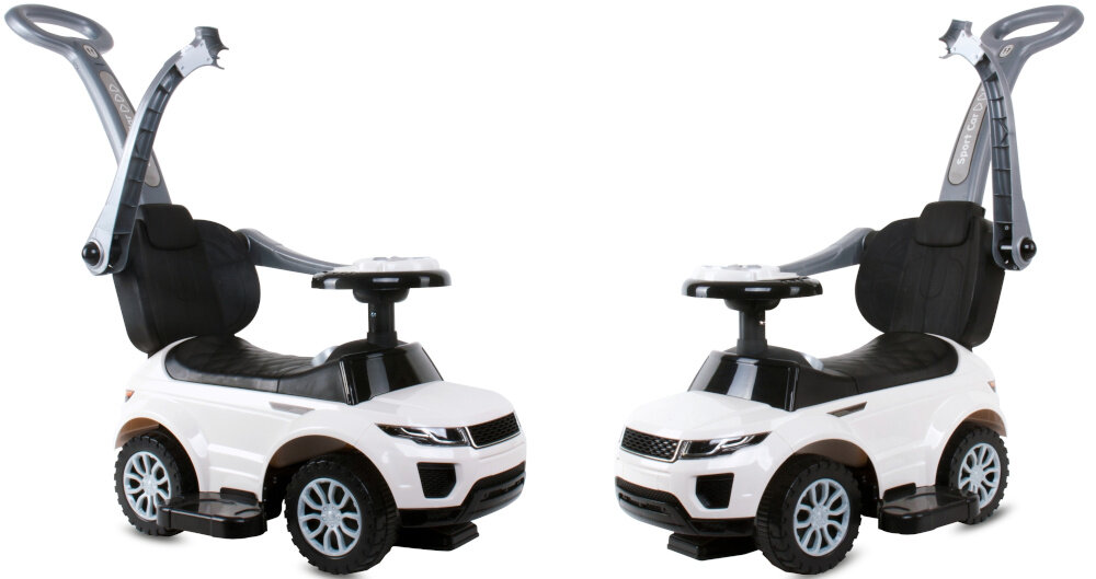 Jeździk SUN BABY Sport Car J05.016.0.4 Biały wiek 24m+ rozwoj demontaz mozliwosci