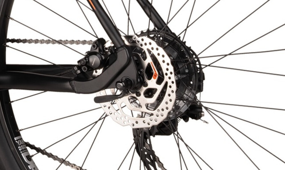 Rower górski MTB INDIANA X-Pulser 3.9 M19 29 cali męski Czarny hamulce tarczowe hydrauliczne duża siła hamowania w każdych warunkach pogodowych na każdą trasę płyn hamulcowy