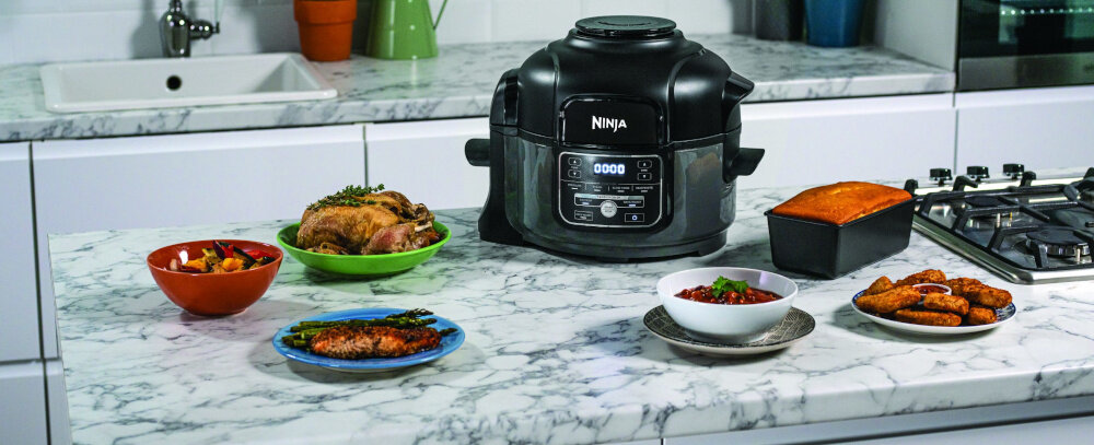 Multicooker NINJA Foodi Mini OP100EU banner opis glowny wymiary wielofunkcyjnosc