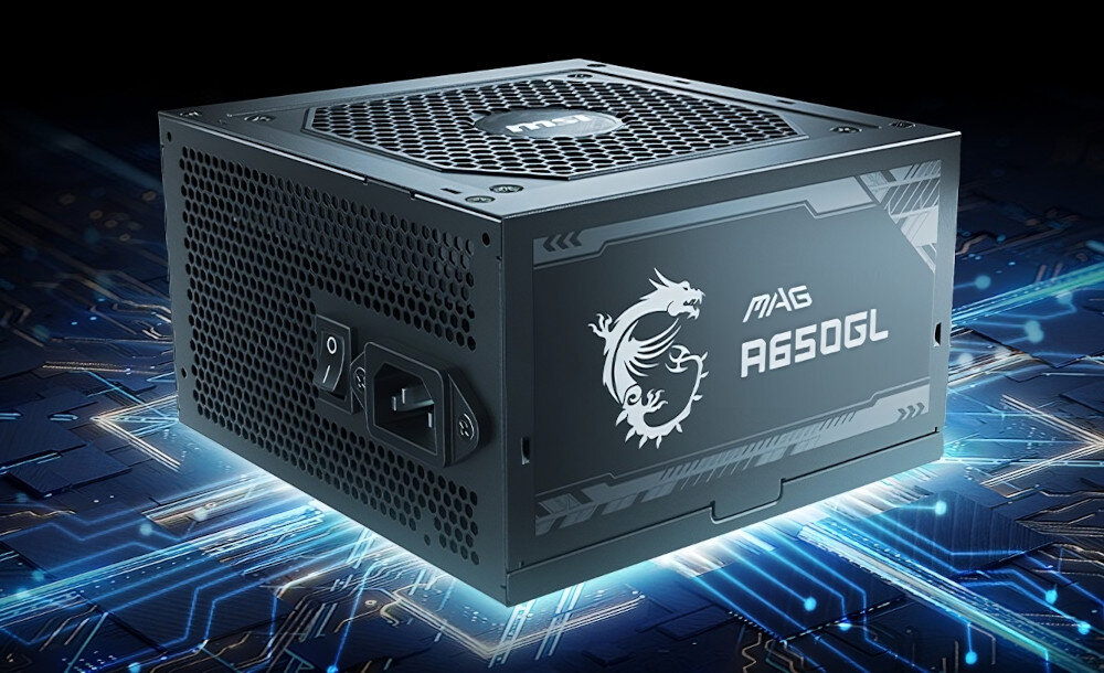 Zasilacz MSI MAG A650GL 650W 80 Plus Gold zabezpieczenia ochrona