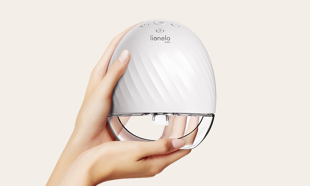 Laktator LIONELO Fidi Free Hands Free 2 tryby pracy masaż prolaktacyjny pobieranie pokarmu ukojenie ból rozluźnienie automatyczny tryb