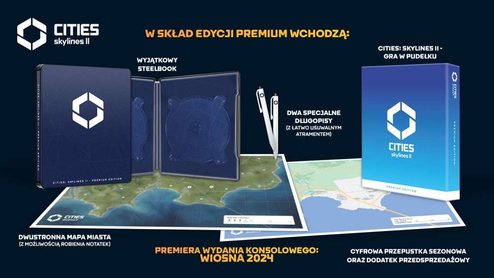 Cities: Skylines II budwla miasto fundamenty gospodarka dynamika przemysł komunikacja symulacja zmiany realizm szczegółowość możliwości