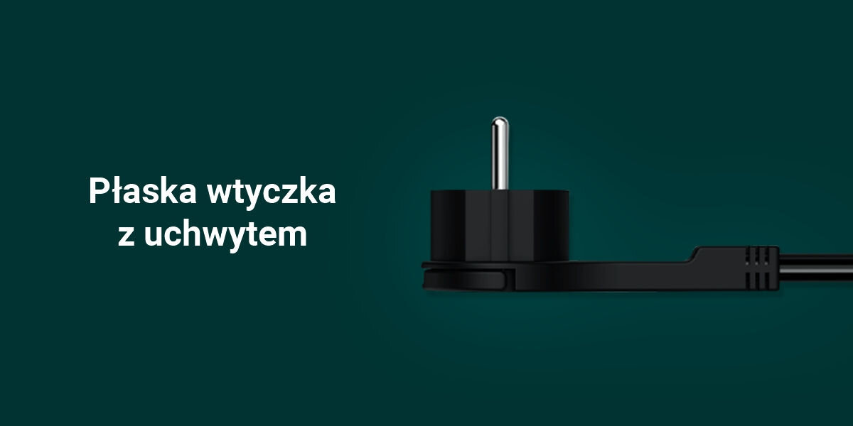 Listwa HAMA Comfort 6GN 1.5 m Czarny
wygodne podłączanie, specjalnie zaprojektowana, płaska wtyczka, dodatkowy uchwyt,
zielone tło, biały napis Płaska wtyczka z uchwytem, wtyczka