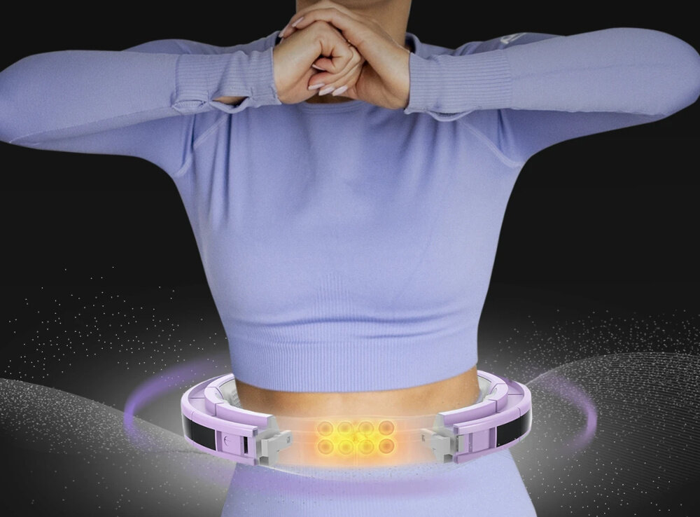 Hula hop HMS HHM13 wypustki cwiczenia magnetyczne kolo