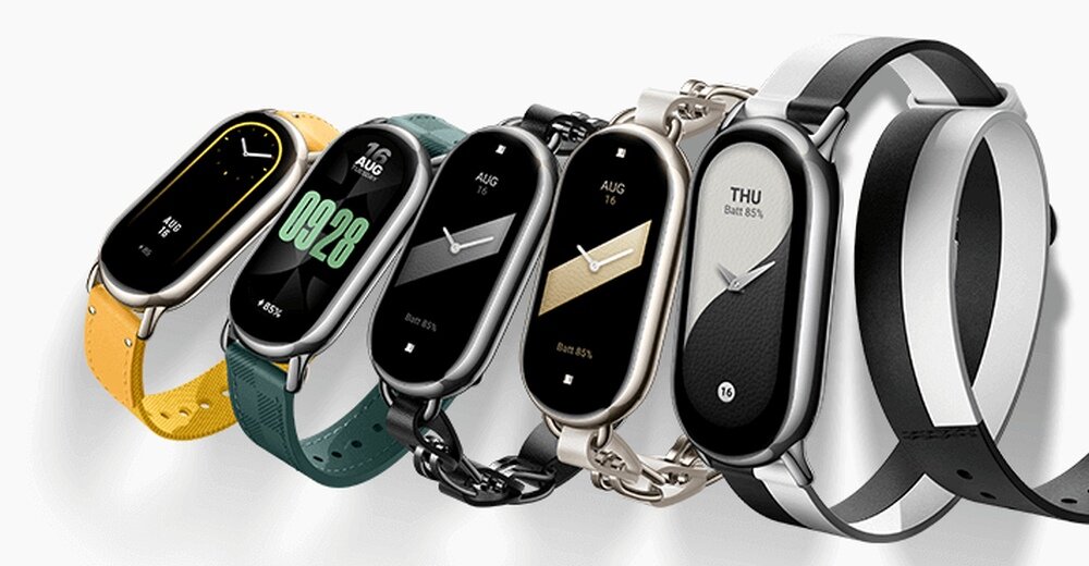 Smartband XIAOMI Mi Band 8 ekran bateria czujniki zdrowie sport pasek ładowanie pojemność rozdzielczość łączność sterowanie krew puls rozmowy smartfon aplikacja