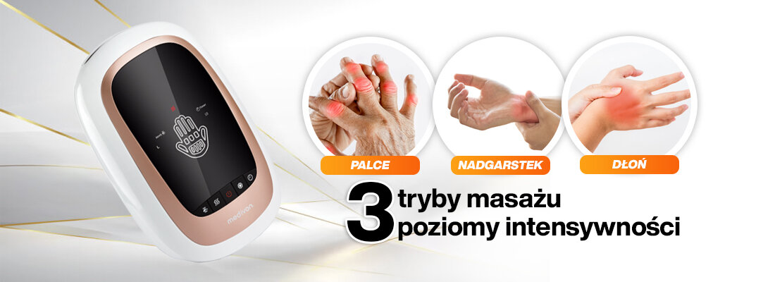 Masażer rąk MEDIVON Hand Lux drenaz limfatyczny masazer