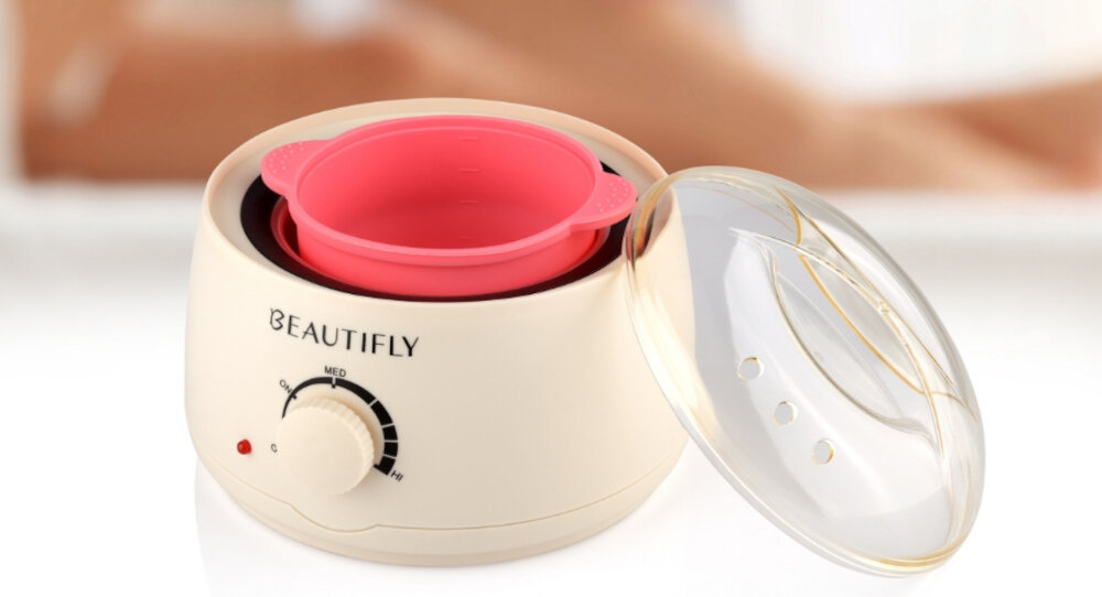 Podgrzewacz do wosku BEAUTIFLY Velvet Wax wlosy depilacja wykonanie