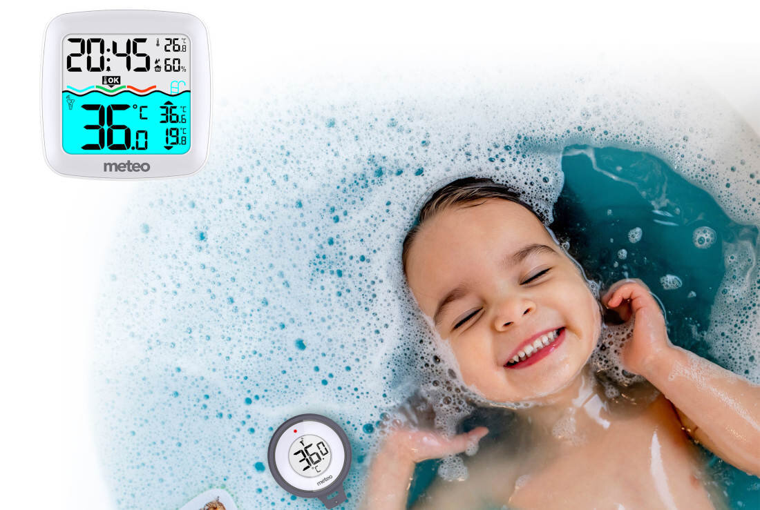 Termometr do basenu METEO TB2 Zasilanie bateryjne