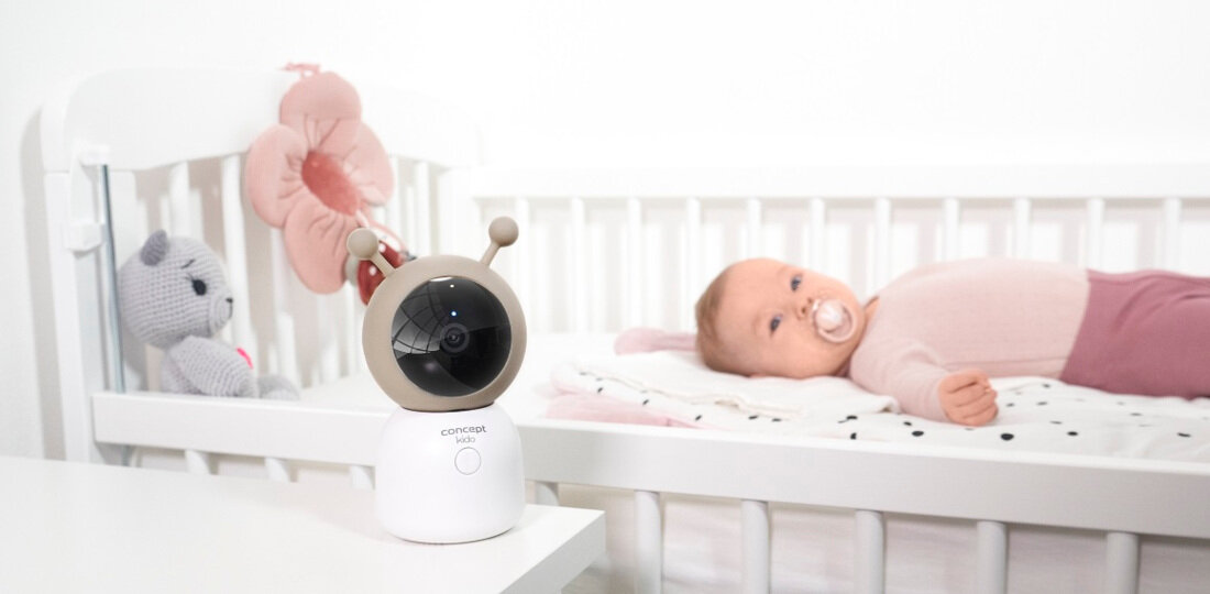Niania elektroniczna CONCEPT Kido KD4000 Monitoruje temperature i wilgotnosc czujniki