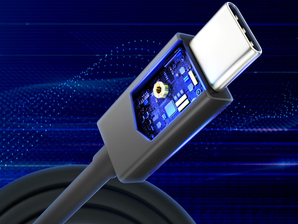 Kabel USB Typ C - USB Typ C 3MK Hyper ThunderBolt 240W 1 m Czarny przepustowość kompatybilność