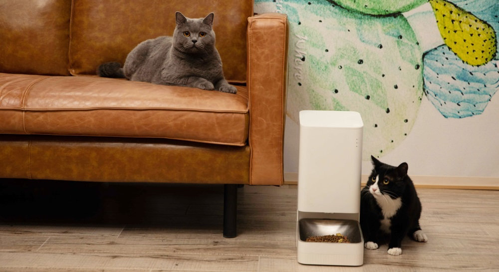 Dozownik karmy XIAOMI Smart Pet Food Feeder XWPF01-MG Monitorowanie alarmy aplikacja kontrolka interakcja informacja czujniki